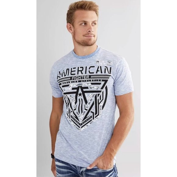 American Fighter Cranston T-Shirt - Men's T-Shirts In Taupe Lt Grey - Foto 9